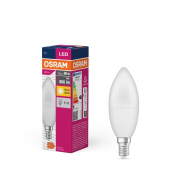 Osram lights E14 LED 7.5 Watt warm-white 806 Lumen