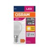 Osram lights E14 LED 4.9 Watt warm-white 470 Lumen