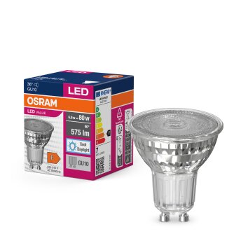 Osram lights GU10 LED 6.9 Watt daylight white 575 Lumen