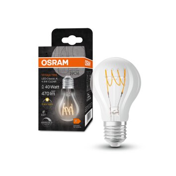 Osram lights E27 LED 4.8 Watt warm-white dimmable 470 Lumen