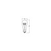 Osram lights E27 LED 4.8 Watt warm-white dimmable 470 Lumen