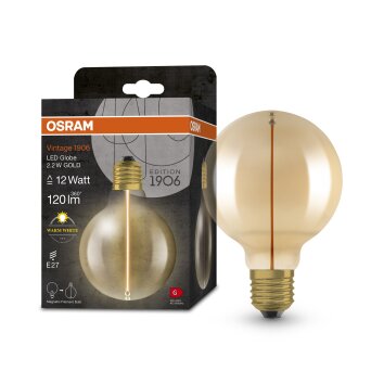 Osram lights E27 LED 2.2 Watt warm-white 120 Lumen