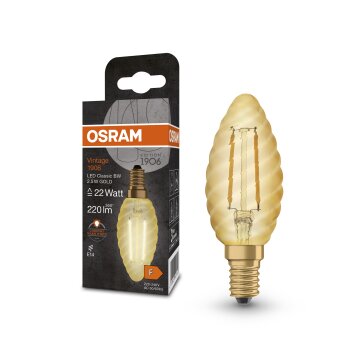 Osram lights E14 LED 2.5 Watt warm-white 220 Lumen