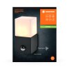 Ledvance Lights Endura wall light grey, 1-light source