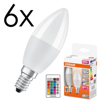 E14 LED 4.9 Watt warm-white dimmable 470 Lumen