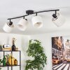 Granja ceiling light black, 4-light sources