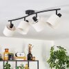 Granja ceiling light black, 4-light sources