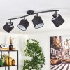 Granja ceiling light black, 4-light sources