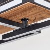 Sigersvik ceiling light LED Ecru, black, 1-light source