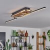 Sigersvik ceiling light LED Ecru, black, 1-light source