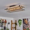 Sigersvik ceiling light LED Ecru, black, 1-light source