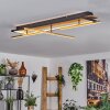 Cascada ceiling light LED brass, Ecru, black, 1-light source