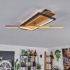 Cascada ceiling light LED brass, Ecru, black, 1-light source