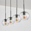 Apedo pendant light clear, 4-light sources