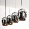 Vevino pendant light chrome, 4-light sources