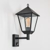 Anfei outdoor wall light black, 1-light source, Motion sensor