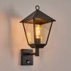 Anfei outdoor wall light black, 1-light source, Motion sensor