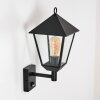 Anfei outdoor wall light black, 1-light source, Motion sensor