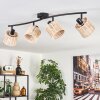 Cavaca ceiling light black, 4-light sources