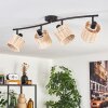 Cavaca ceiling light black, 4-light sources