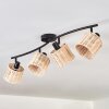 Cavaca ceiling light black, 4-light sources