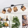 Cando ceiling light black, 4-light sources