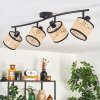 Ramila ceiling light black, 4-light sources