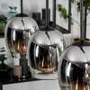 Vevino pendant light chrome, clear, 4-light sources