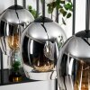 Vevino pendant light clear, Smoke-coloured, 4-light sources