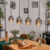 Vevino pendant light clear, Smoke-coloured, 4-light sources