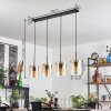 Parane pendant light Amber, clear, 4-light sources