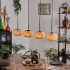 Bauro pendant light Ecru, 4-light sources