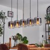 Lauden pendant light black, 5-light sources