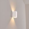 Hoods outdoor wall light, Up & Down Light, wall light LED white, 1-light source