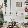 Ripoll pendant light black, 4-light sources