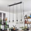 Ripoll pendant light black, 4-light sources