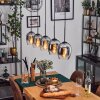 Vevino pendant light black, 5-light sources