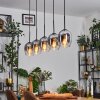 Vevino pendant light black, 5-light sources