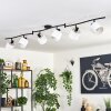 Alsen ceiling light black, 6-light sources