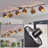 Alsen ceiling light black, 6-light sources