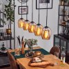 Vevino pendant light Amber, 5-light sources