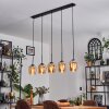 Vevino pendant light Amber, 5-light sources