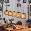 Lauden pendant light Amber, 5-light sources