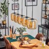 Lauden pendant light Amber, 5-light sources