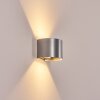 Tamarin outdoor wall light, Up & Down Light, wall light LED silver, 1-light source