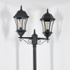 Etoe lamp post, path light black, 2-light sources