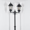 Etoe lamp post, path light black, 2-light sources