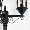 Etoe lamp post, path light black, 3-light sources