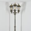 Etoe lamp post, path light gold, black, 3-light sources