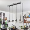 Ripoll pendant light black, 4-light sources